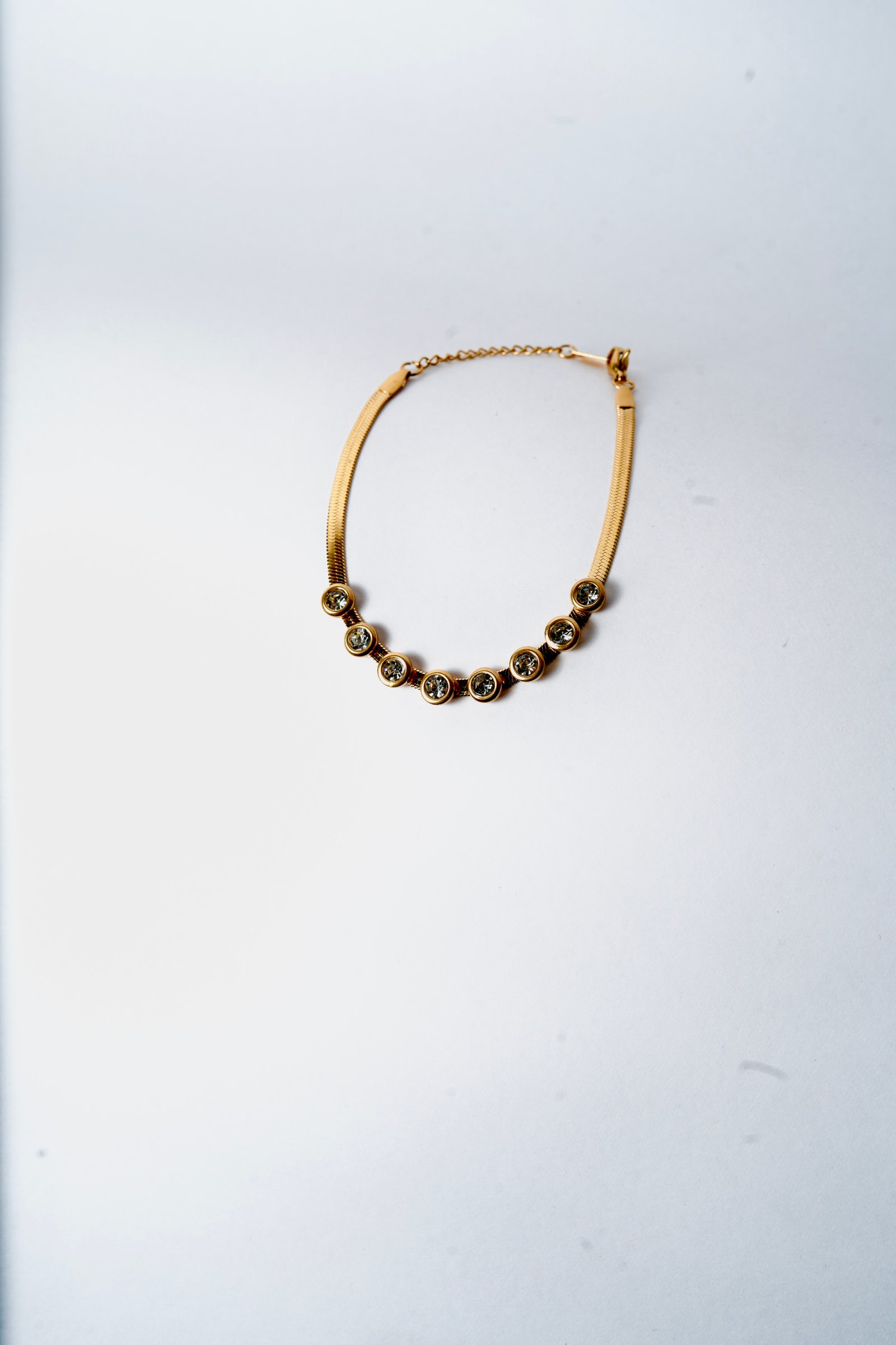 Crystal Halo Station Bracelet