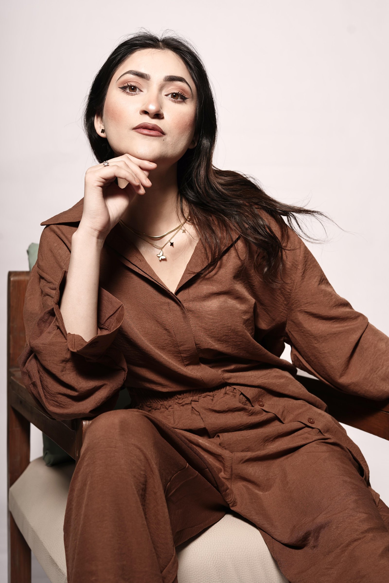 Seoul Ease Co-Ord Set – Mocha Rust